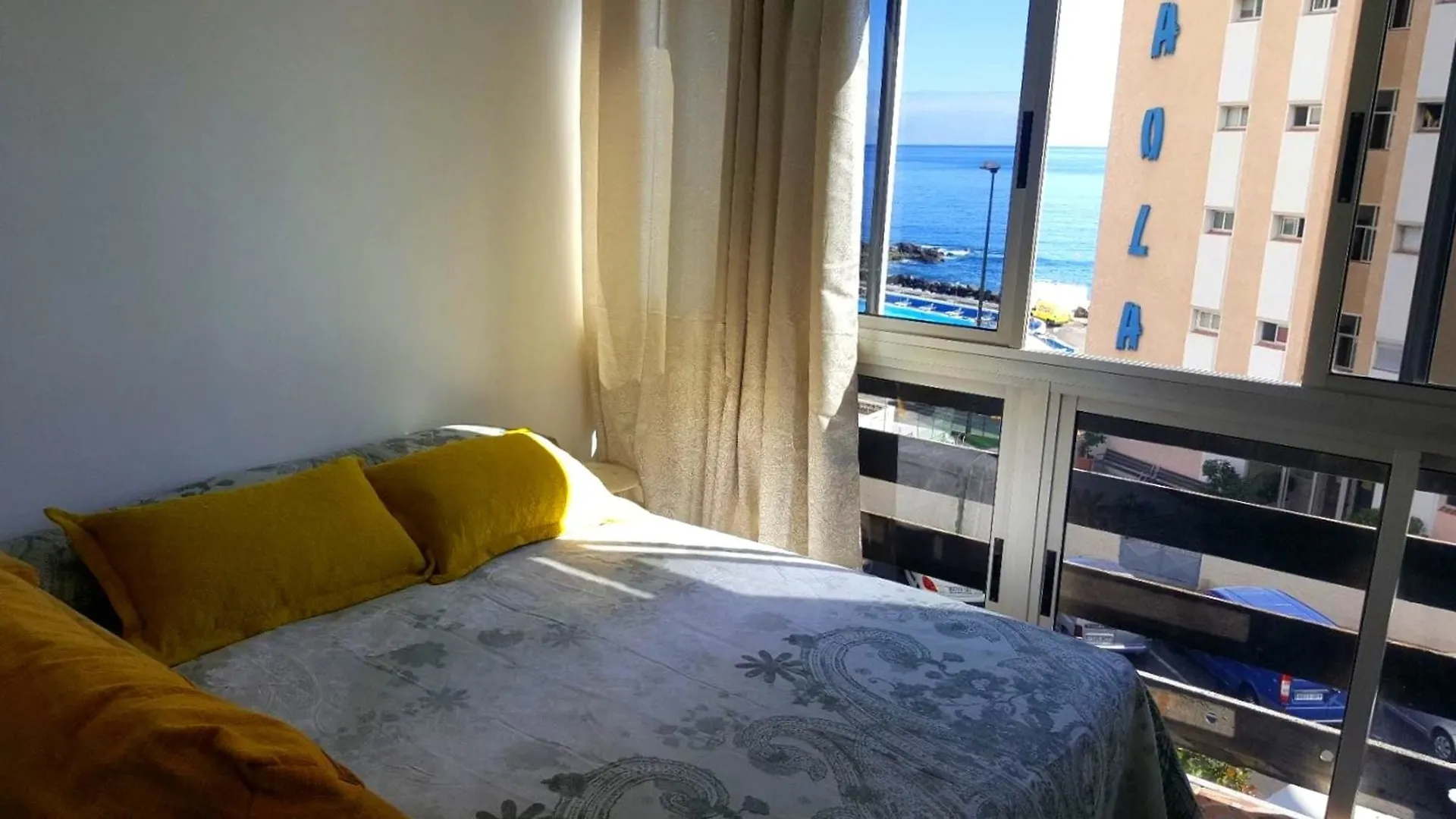 Studio In Candelaria, With Wonderful Sea View And Pool Access - 1 Km F